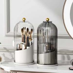 YOOLENS Makeup Brush Holder Organizer with Lid,